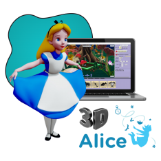 Alice 3d - КИБЕРшкола программирования для детей, компьютерные курсы для школьников, начинающих и подростков - KIBERone г. Минино