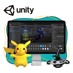 Мир игр на Unity 2D на популярном движке + AI-помощники - КИБЕРшкола программирования для детей, компьютерные курсы для школьников, начинающих и подростков - KIBERone г. Минино