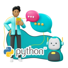 Умный чат-бот на Python на Telegram - КИБЕРшкола программирования для детей, компьютерные курсы для школьников, начинающих и подростков - KIBERone г. Минино