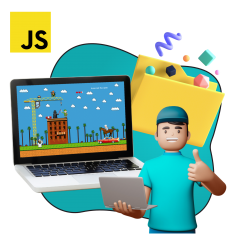 Программирование на JavaScript. Учимся создавать игры! - КИБЕРшкола программирования для детей, компьютерные курсы для школьников, начинающих и подростков - KIBERone г. Минино